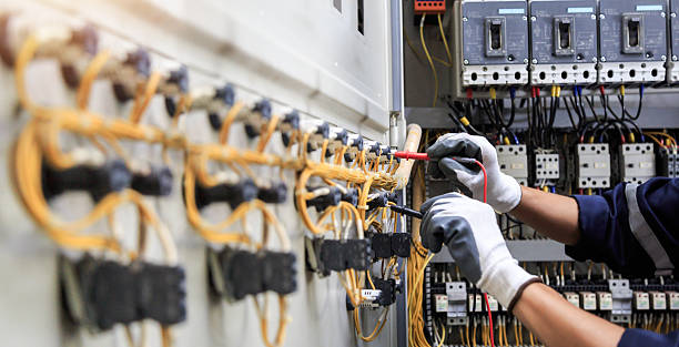 Professional Electrician technician working in Stansbury Park, UT